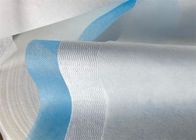 O pano não tecido branco e azul de 40Gsm Meltblown girou tela ligada
